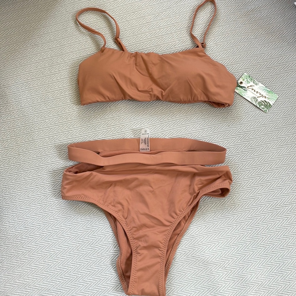 Envya brand new tags attached high waisted two piece swimsuit - size small